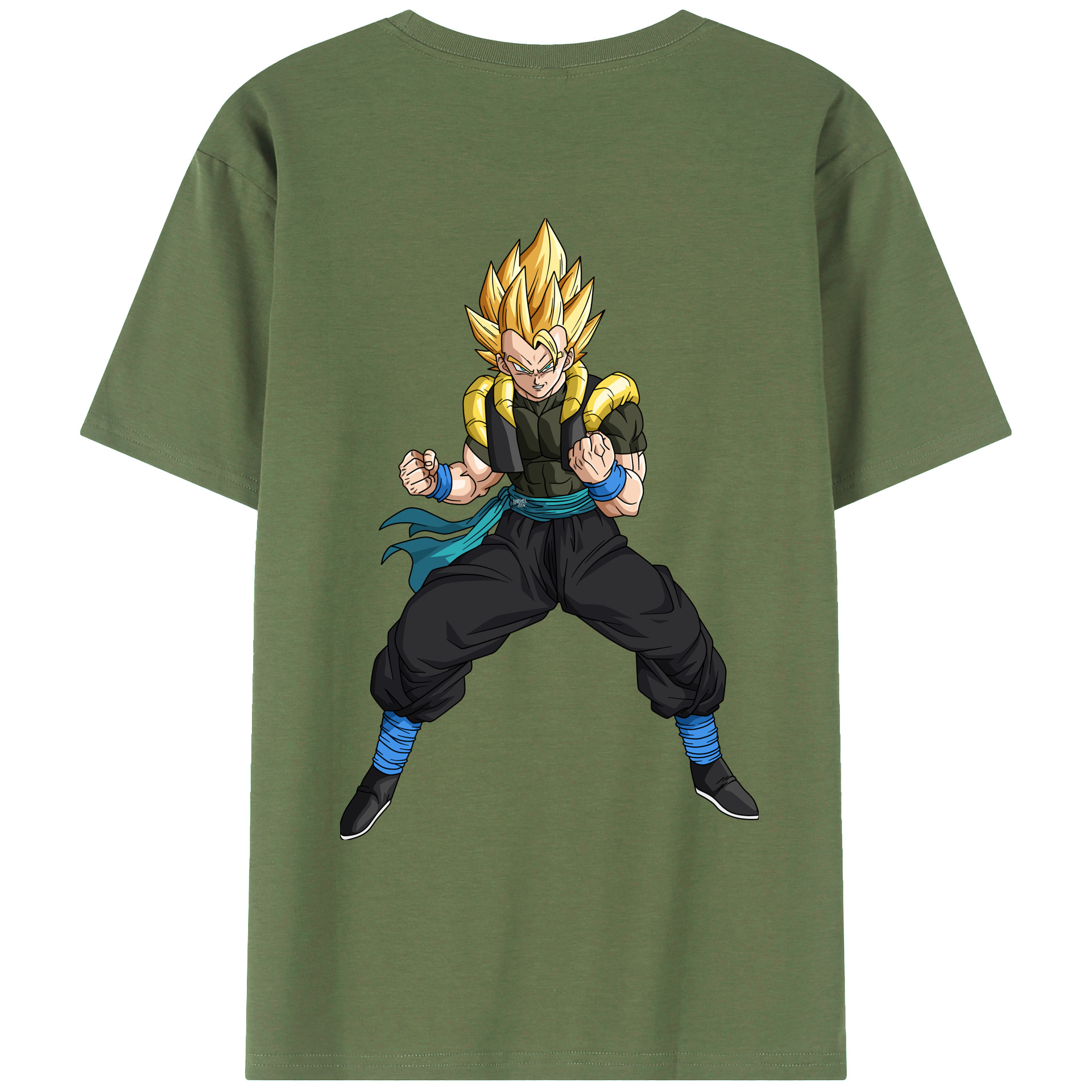 （画像用） ドラゴンボール ベジータ四世（Bejīta Yonsei）DRAGON BALL Vegeta IV 綿100％ メンズ半袖Tシャツ（バックプリント） 通気性